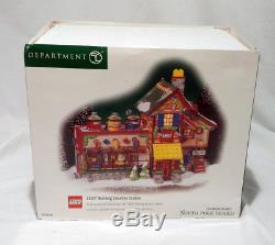 Dept 56 North Pole Village Lego Building Creation Station 56735 Retired