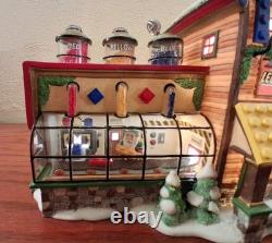 Dept 56 North Pole Village Lego Building Creation Station Christmas Retired Vtg