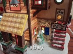 Dept 56 North Pole Village Lego Building Creation Station Christmas Retired Vtg