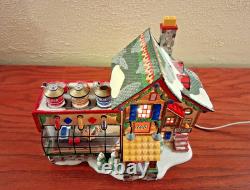 Dept 56 North Pole Village Lego Building Creation Station Christmas Retired Vtg