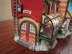 Dept 56 North Pole Village Lego Building Creation Station Christmas Retired Vtg