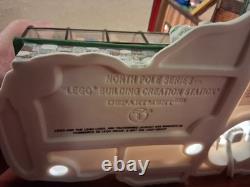 Dept 56 North Pole Village Lego Building Creation Station Christmas Retired Vtg