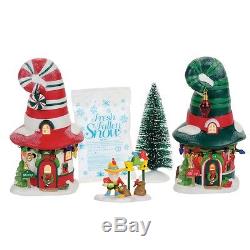 Dept 56 North Pole Village Merry Lane Cottages Box Set 4056664 NIB