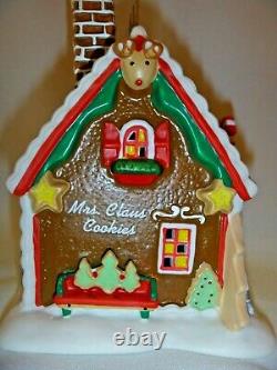 Dept 56 North Pole Village Mrs. Claus' Cookie Supplies building