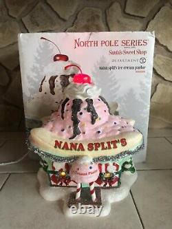 Dept 56 North Pole Village NANA SPLITS ICE CREAM PARLOR 4025283