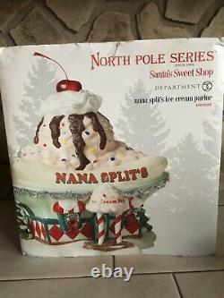 Dept 56 North Pole Village NANA SPLITS ICE CREAM PARLOR 4025283