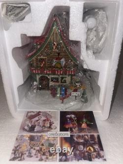 Dept 56 North Pole Village Nollie & Ollie's Custom Snowboards #805546 Brand New
