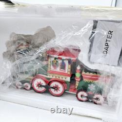 Dept 56 North Pole Village Northern Lights Express Engine 4030714 Train in Box