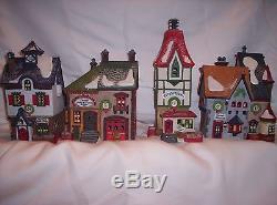 Dept. 56 North Pole Village Original Pieces that Spell NORTH POLE