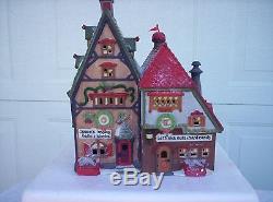 Dept. 56 North Pole Village Original Pieces that Spell NORTH POLE