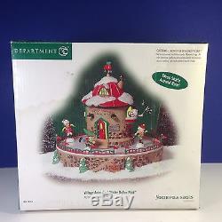 Dept 56 North Pole Village POLAR ROLLER RINK Animated! With box Combine Shipping