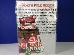 Dept 56 North Pole Village POP'S PEPPERMINT BARREL 4030716 Brand New! RARE