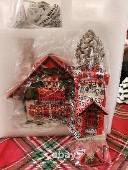 Dept 56 North Pole Village Pine Cone B & B NIB