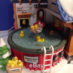 Dept 56 North Pole Village RUBBER DUCK FACTORY withbox Combine Shipping RARE