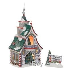 Dept 56 North Pole Village RUDOLPH'S SILVER & GOLD TREE TOPPERS 4036544 DEALER