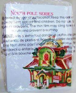 Dept 56 North Pole Village SANTA'S CHAIR WORKS #4050967 NRFB a personal touch
