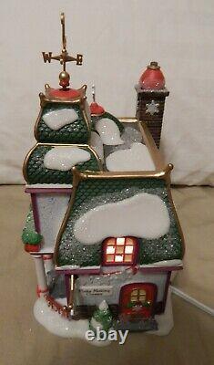 Dept 56 North Pole Village Santa's Paper Snowflake Studio