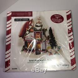 Dept 56 North Pole Village Santa's Paper Snowflake Studio Nib