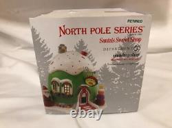 Dept 56 North Pole Village Santa's Sweet Shop, Gumdrop Shop 4020950 2011 Retired