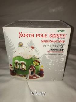 Dept 56 North Pole Village Santa's Sweet Shop, Gumdrop Shop 4020950 2011 Retired