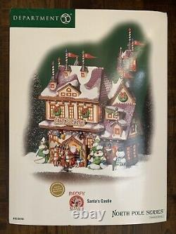 Dept 56 North Pole Village Santas Castle Rudolph special edition