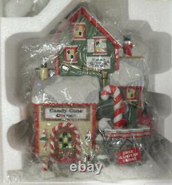 Dept 56 North Pole Village Series Candy Cane Corner Brand New