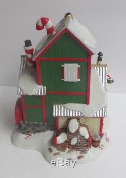 Dept 56 North Pole Village Series Candy Cane Corner House 56.56952 New