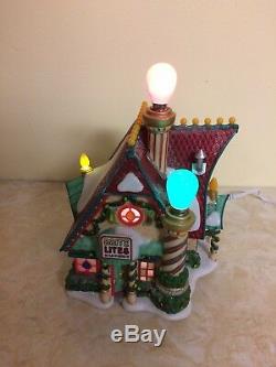 Dept 56 North Pole Village Series House Brite Lites Bulb Factory 799997 New