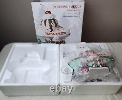 Dept 56 North Pole Village Series NANA SPLIT'S ICE CREAM PARLOR New Open Box