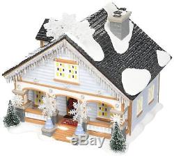 Dept 56 North Pole Village Series The Snowflake House 4044854 NEW Lighted NIB