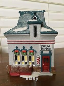 Dept 56 North Pole Village Set/8, Six Houses and Two Accessories