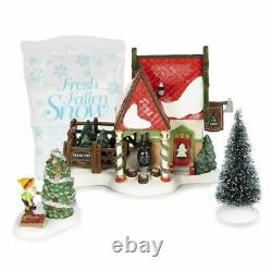 Dept 56 North Pole Village The Fir Farm Building Figurine Set 6000618 Retired