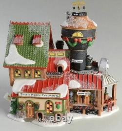 Dept 56 North Pole Village Toot's Model Train Manufacturing NEW