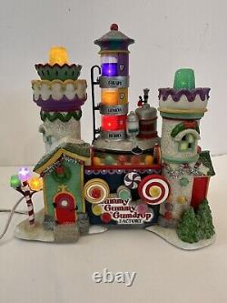 Dept. 56 North Pole Village Yummy Gummy Gumdrop Factory Retired #56771 XLNT