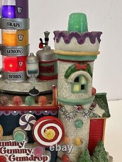 Dept. 56 North Pole Village Yummy Gummy Gumdrop Factory Retired #56771 XLNT