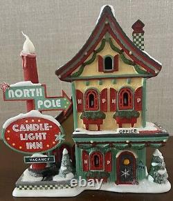 Dept 56 North Pole WELCOMING CHRISTMAS, Holiday Gift Set of 2, 6002292, EW