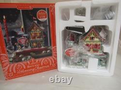 Dept 56 North Pole WELCOMING CHRISTMAS Holiday Gift Set of 2 #6002292 NEW withBox