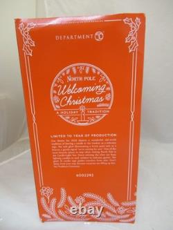 Dept 56 North Pole WELCOMING CHRISTMAS Holiday Gift Set of 2 #6002292 NEW withBox