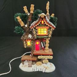 Dept. 56 North Pole Woods Chisel McTimber Art Studio #56.56887 (Bear included)