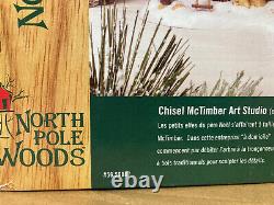 Dept. 56-North Pole Woods-Chisel McTimber Art Studio-#56.56887 (Bear included)