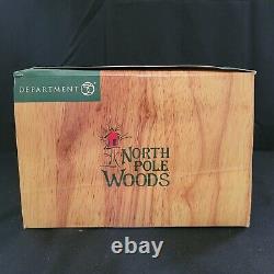 Dept. 56 North Pole Woods Chisel McTimber Art Studio #56.56887 (Bear included)