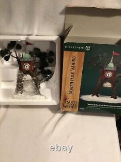 Dept 56 North Pole Woods Lot Of 3 #56.56885, #56.56920 & #56.58932