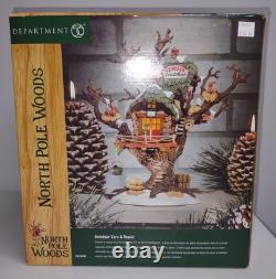 Dept 56 North Pole Woods Reindeer Care Lighted House