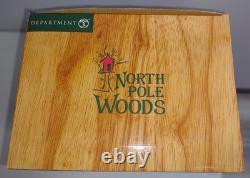 Dept 56 North Pole Woods Reindeer Care Lighted House