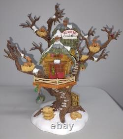 Dept 56 North Pole Woods Reindeer Care Lighted House