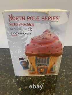 Dept 56 North Pole YUM YUM CUPCAKES RARE Santa's Sweet Shop 4025282