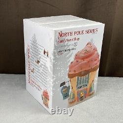 Dept 56 North Pole Yum Yum Cupcakes Sweet Shop Christmas Village 4025282 WORKS