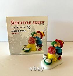 Dept 56 North Pole Yummy Gummy Gumdrop Factory ++ 2 Trees & 2 Accessories