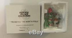 Dept 56 North Pole & heritage village accessories- Lot of 11 FREE SHIPPING