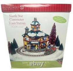Dept 56 North Star Commuter Train Station North Pole Series 56782 retired 2005